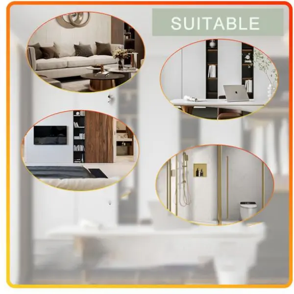 Is the bathroom getting smaller as it gets installed? This stainless steel niche hidden inside the wall allows you to add an extra sink for your hand