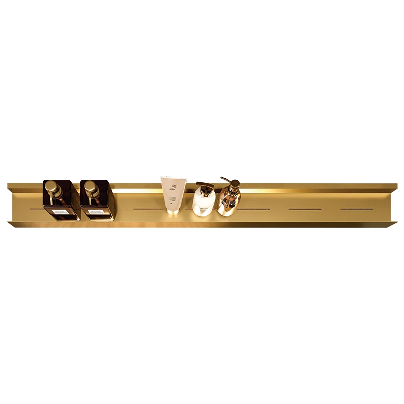 Gold Bar-Shaped Stainless Steel Storage Rack
