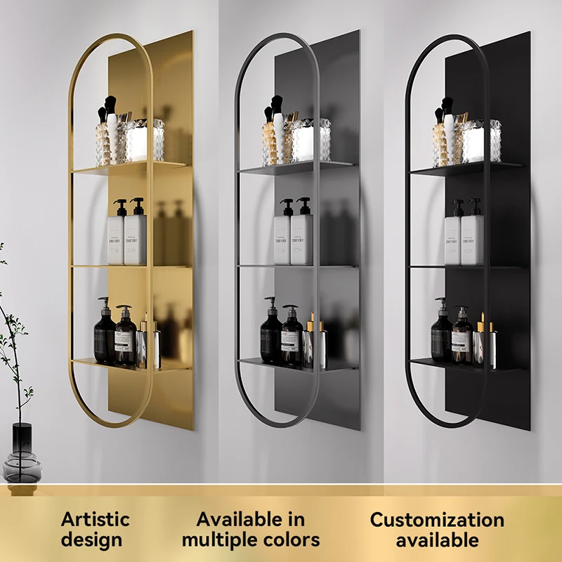 Customized 3-Layer Wall Cabinet Arc Front and Square Rear - Quality ...